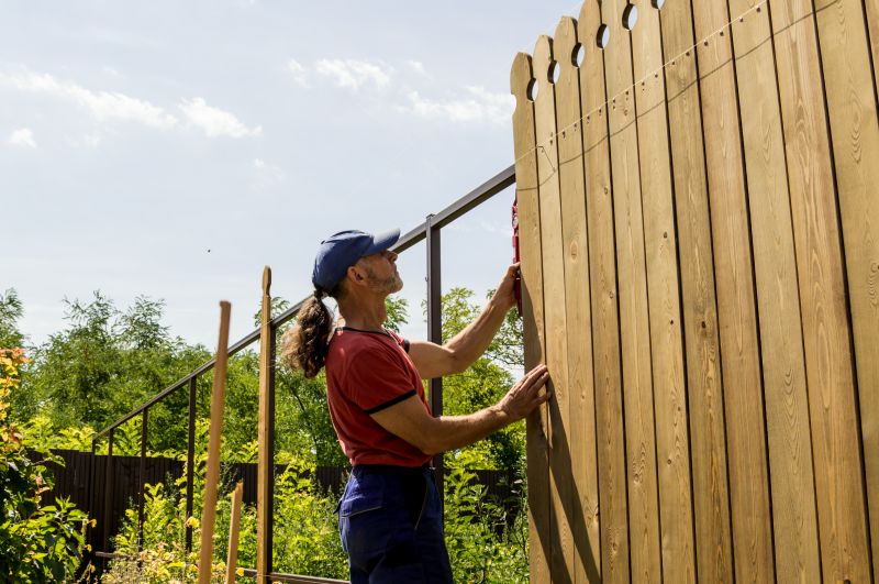 Backyard Wood Fence Service